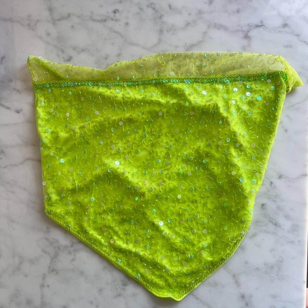 Green sequin top from Dyspnea  "Dyspnea Paris Circa 2004 Top"